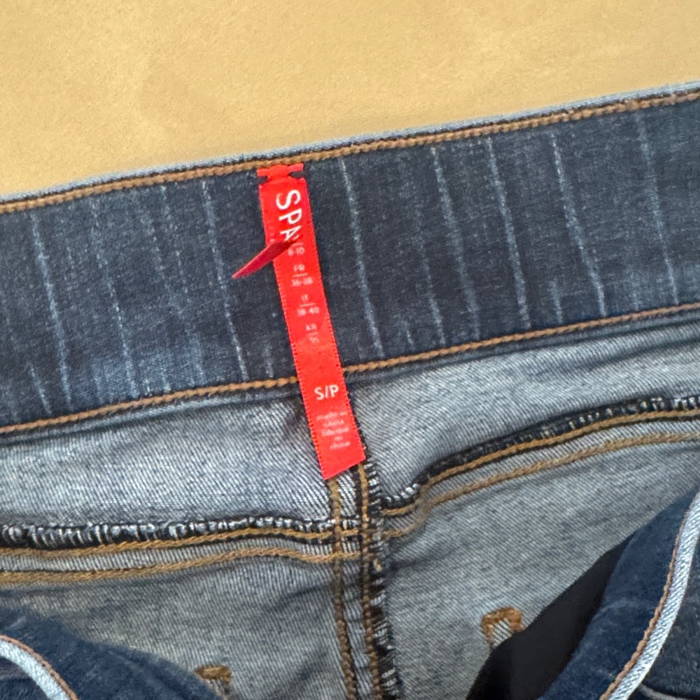 SPANX Women's Skinny Jeans - Dark Blue